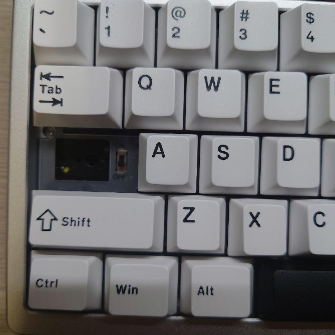 WOBKEY RAINY75 紫軸 英字配列