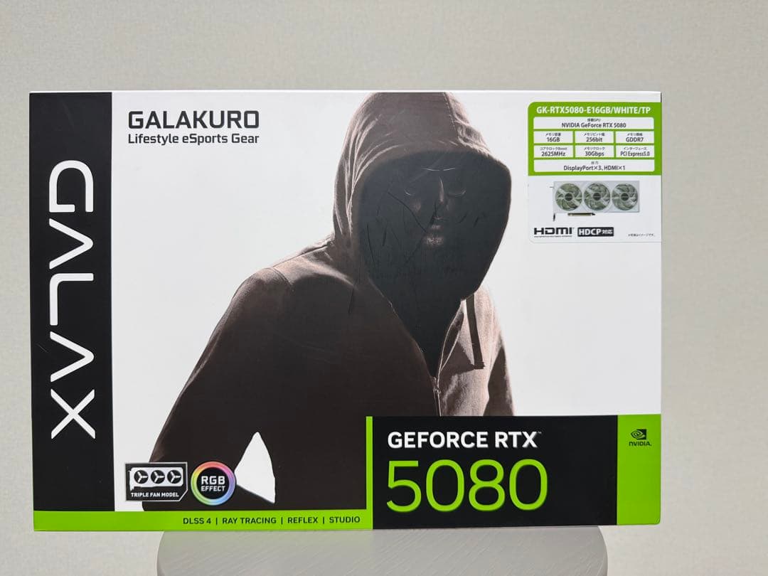 玄人志向 GK-RTX5080-E16GB/WHITE/TP