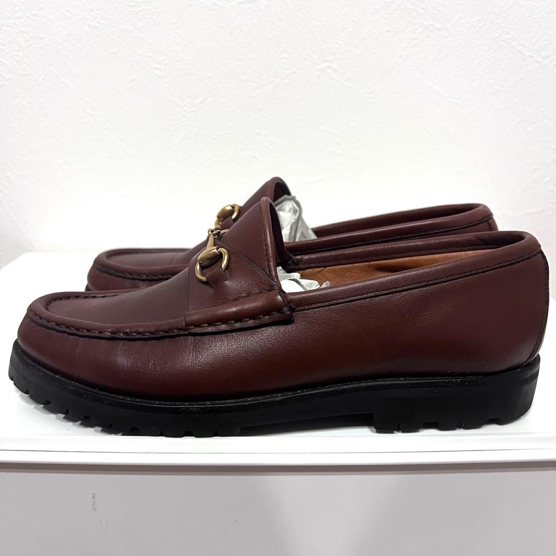 美品✨GUCCI ホースビットローファー 35 1/2 茶