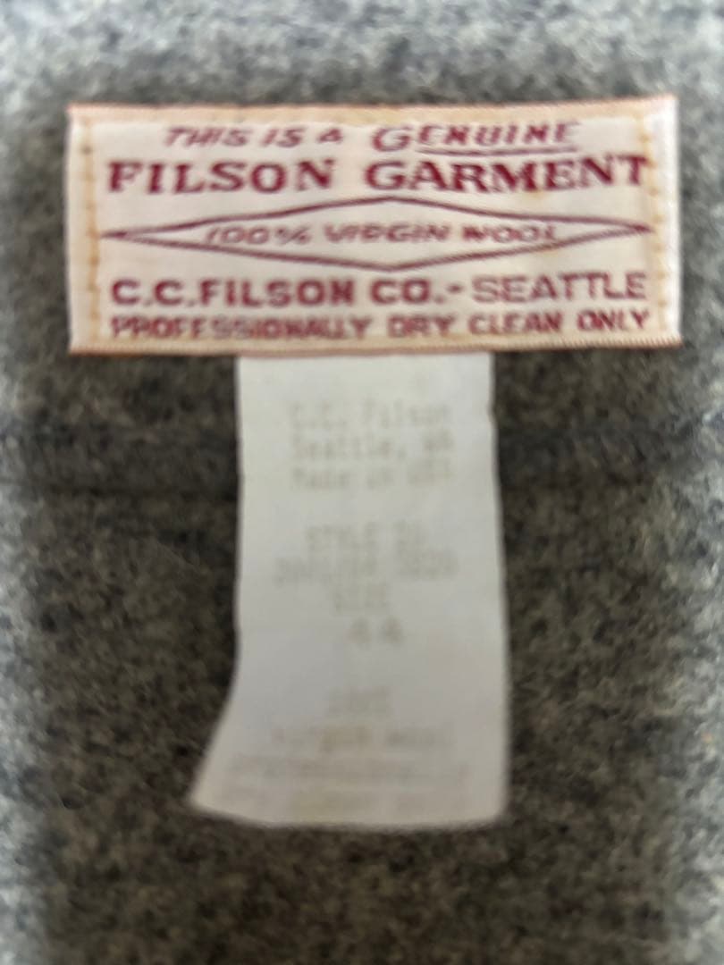 【ヴィンテージ❗️】FILSON フィルソン マッキーノ ベスト サイズ44