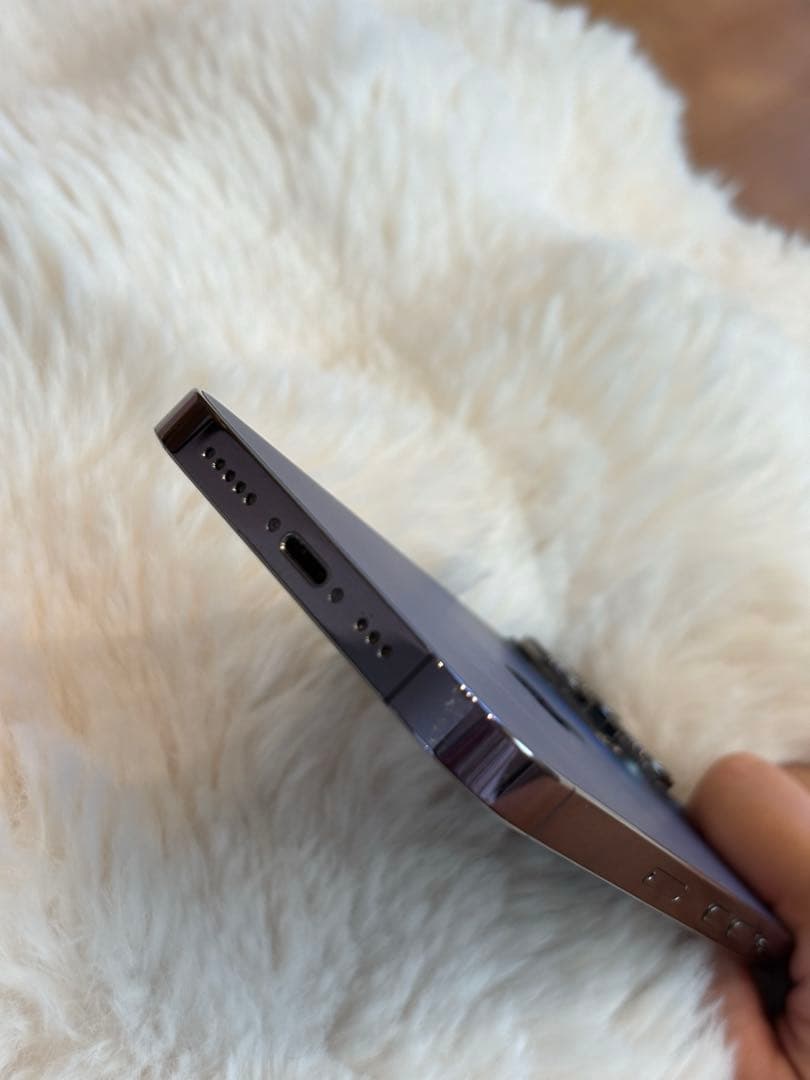 【液晶画面割れなし】iPhone14 Pro ディープパープル　256GB