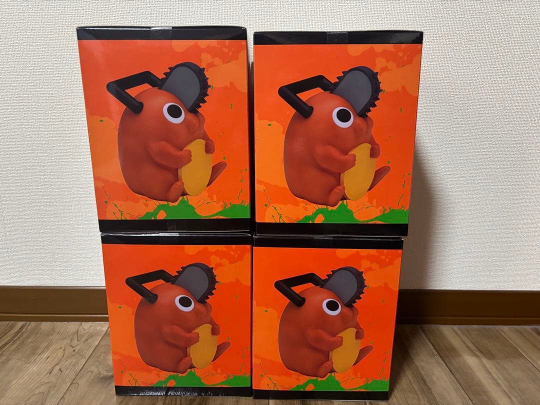 チェンソーマン プレミアムソフビ貯金箱　ポチタ 4個セット