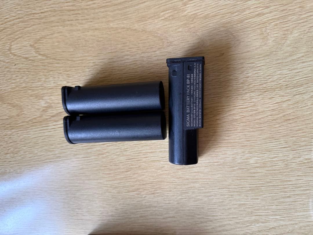 SIGMA BF 35mm F2 DG シルバー レンズ、バッテリー3本セット