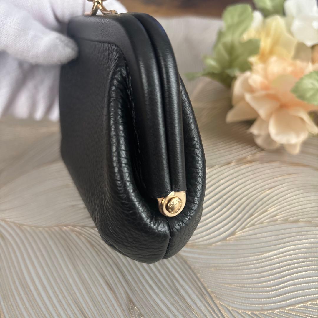COACH ブラック がま口ケース