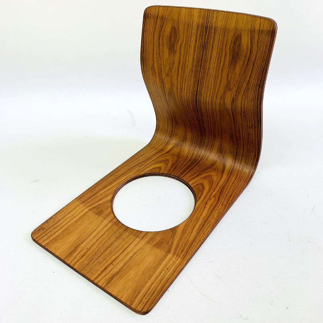 Tendo 天童木工 座椅子 2脚セット 藤森健次 曲木 ケヤキ ローズウッド①