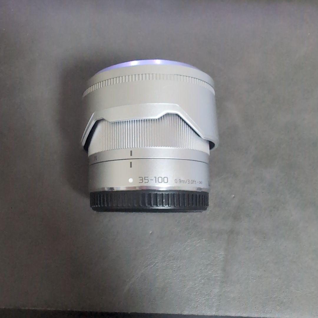 【中古】望遠レンズ パナソニック H-FS35100【レンズフード付き】