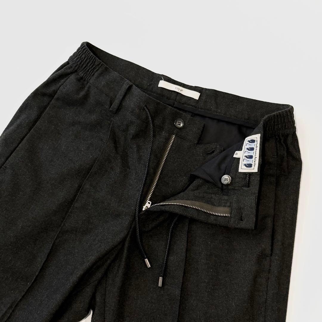 【別注】giabs ジャブス マサッチョ 永久クリース ウールフランネル パンツ