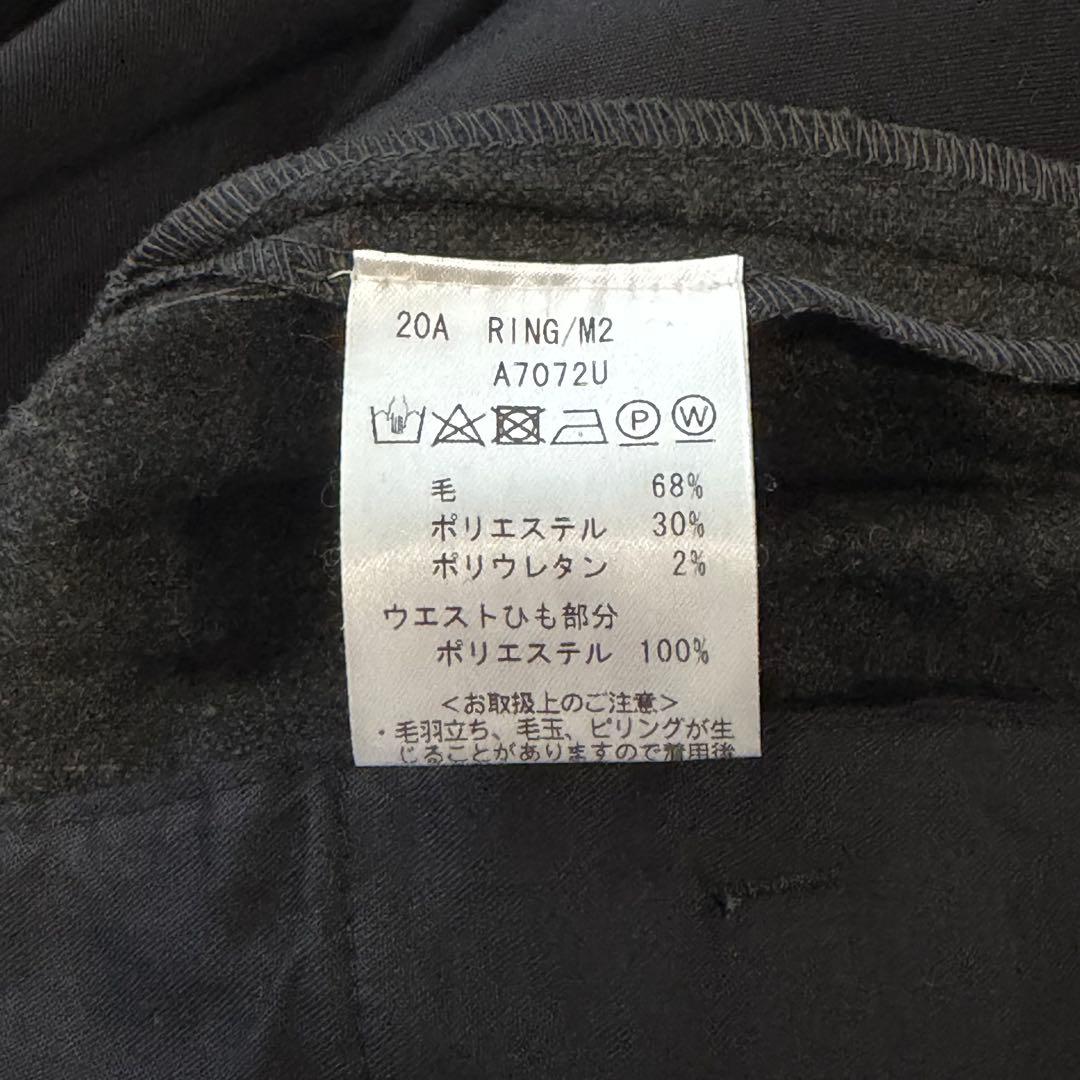 【別注】giabs ジャブス マサッチョ 永久クリース ウールフランネル パンツ