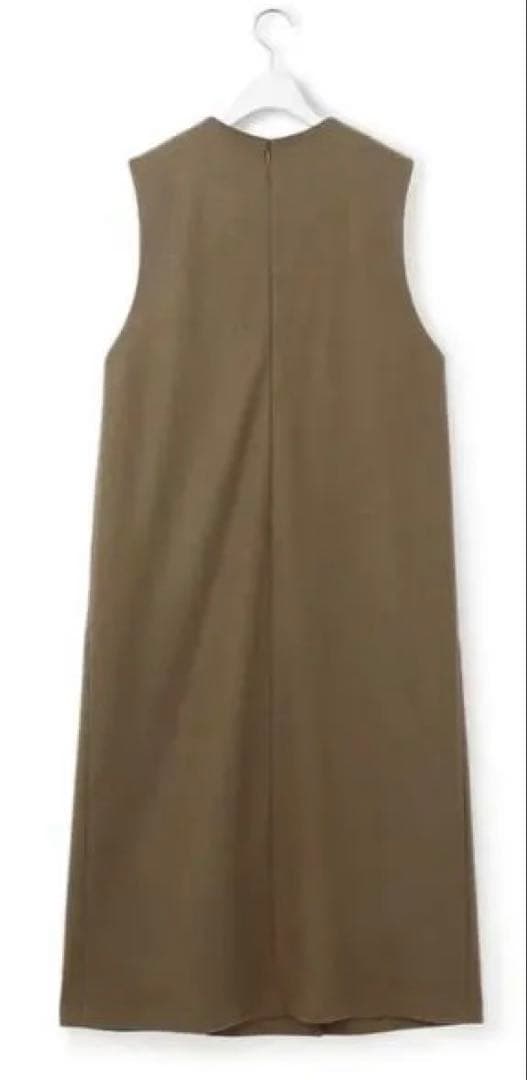 23区★今季物★ ウールミルドジャージー ボックスタック ジャンパースカート