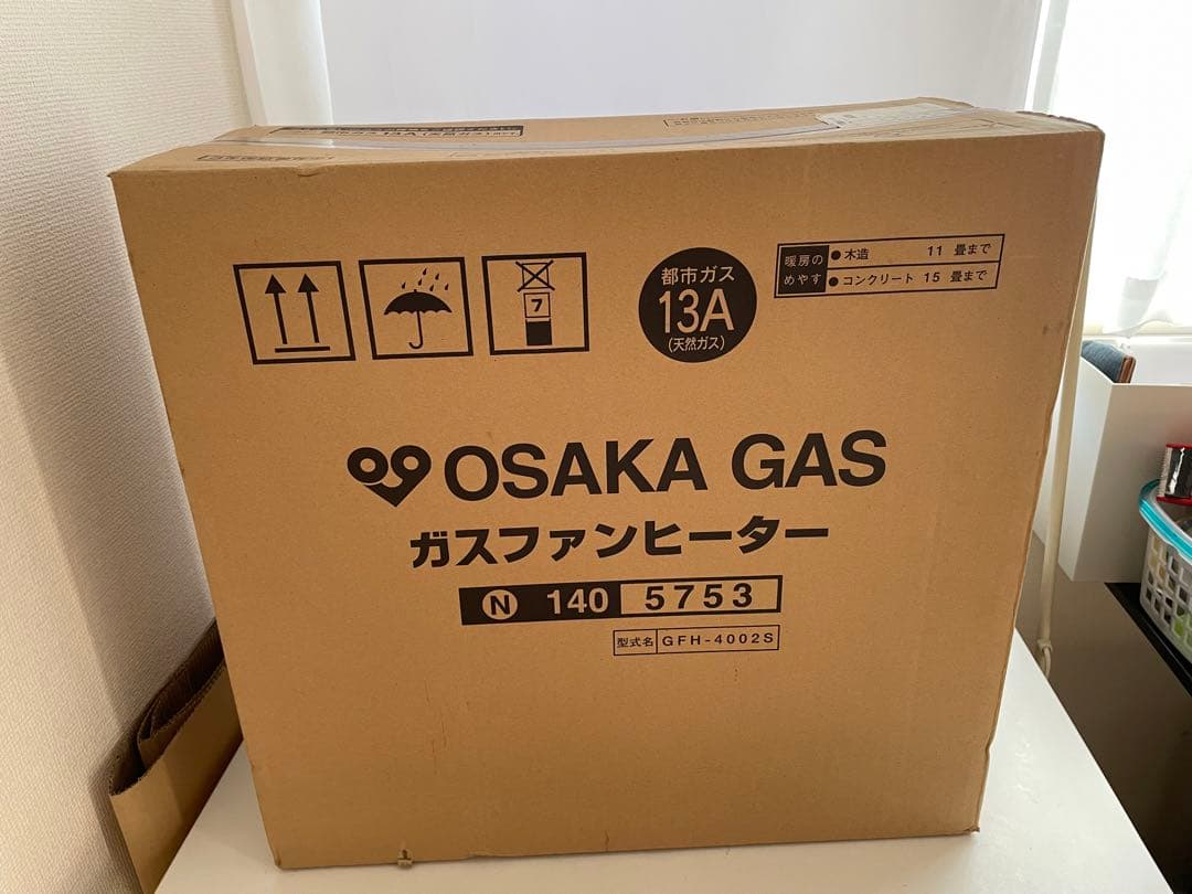 【新品未開封】OSAKA GAS ガスファンヒーター N 140 5753