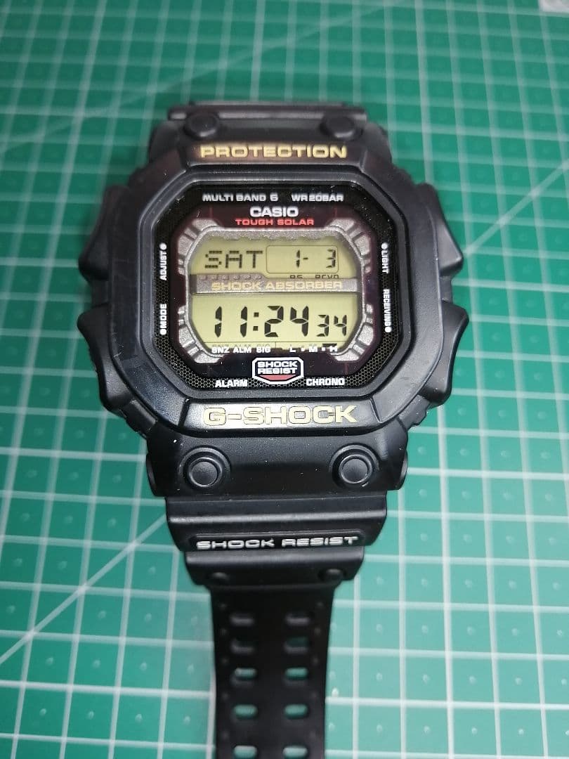 カシオ G-shock GXW-56 洗浄済　美品GXW-56-1BJF