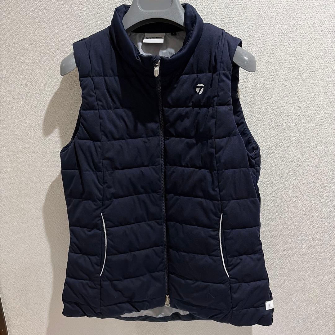 TaylorMade ネイビー 中綿ベスト&スカートセットアップ　L