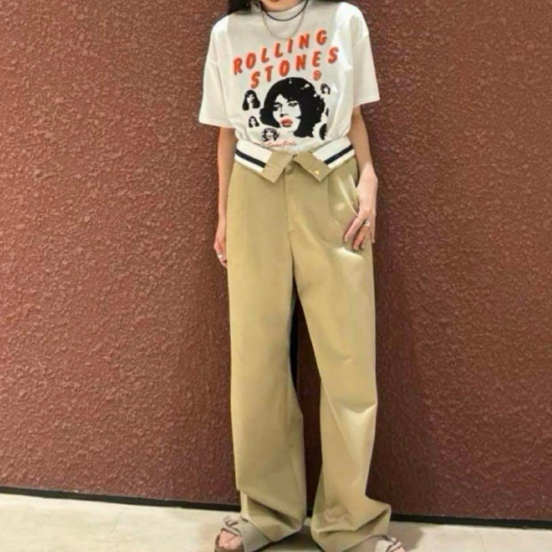 6(ROKU)コットン チノパンツ　マーベルパンツ　34