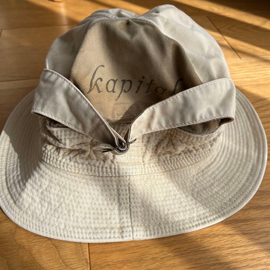 KAPITAL ベージュ バケットハット　老人と海