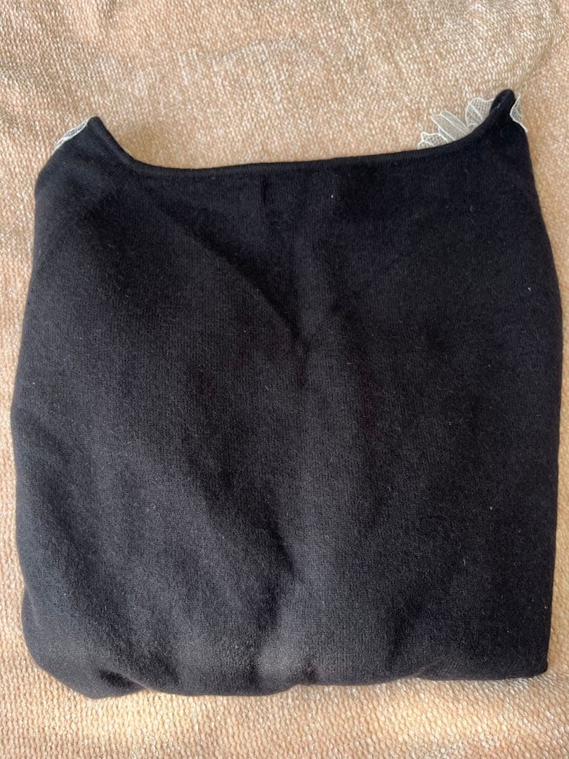 タグ付き poláura polaura ポローラ レースフリルカーディガン