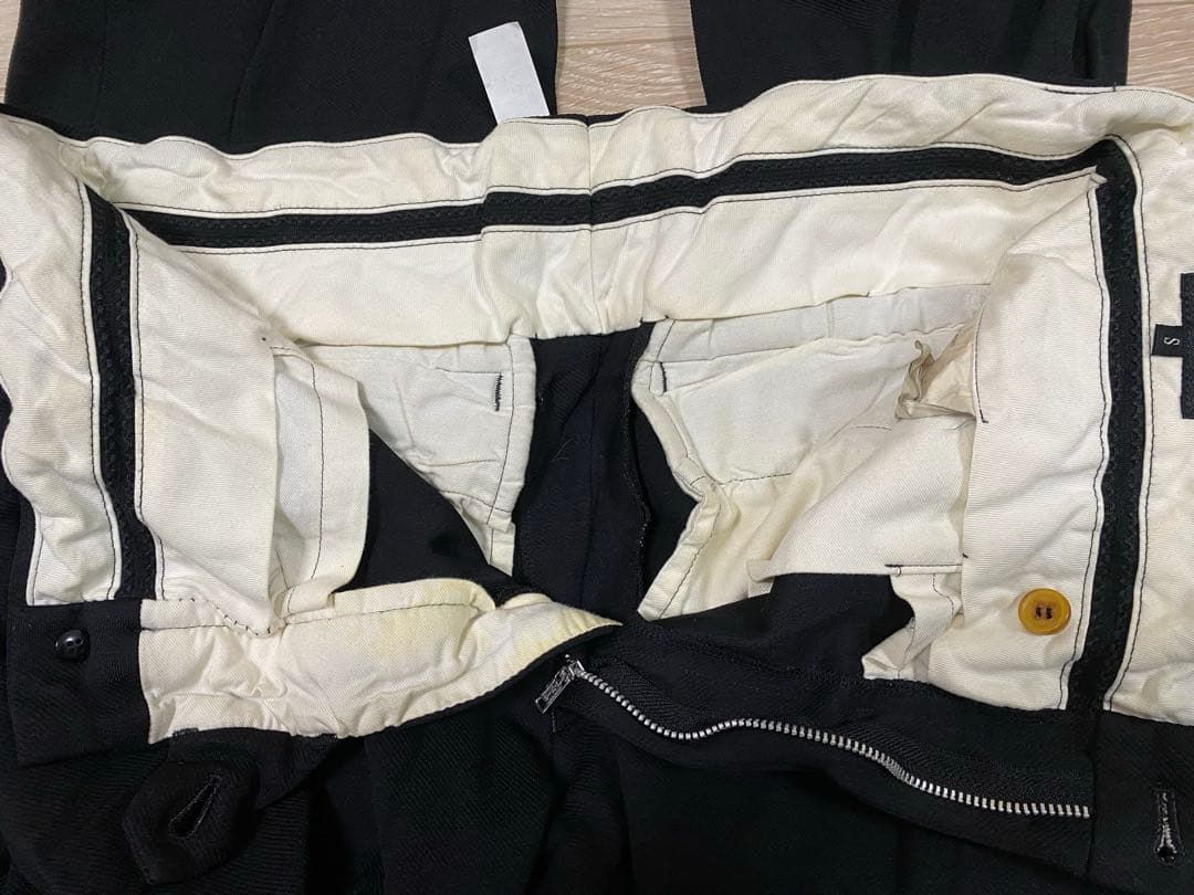 コムデギャルソンオムプリュス　縮絨パンツ　クリーニング済み