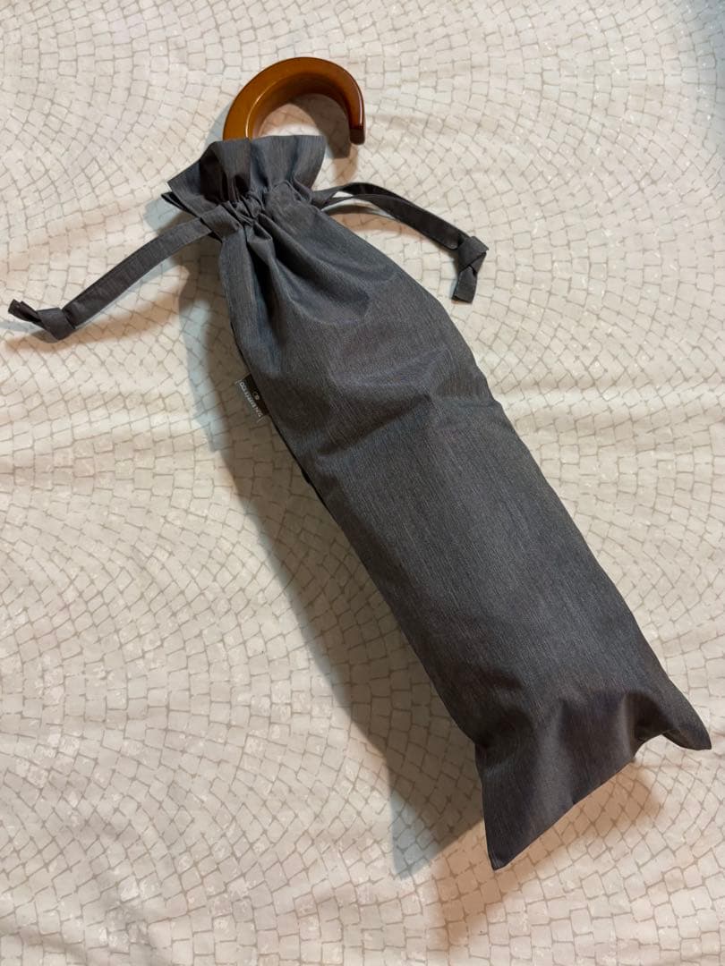 サンバリア100 2段折 フリルフロスト 折りたたみ日傘 グレー