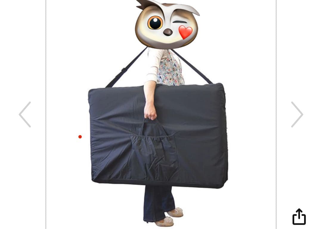 【美品】折りたたみ施術ベッド （キャリーバッグ付）（ダークブラウン）