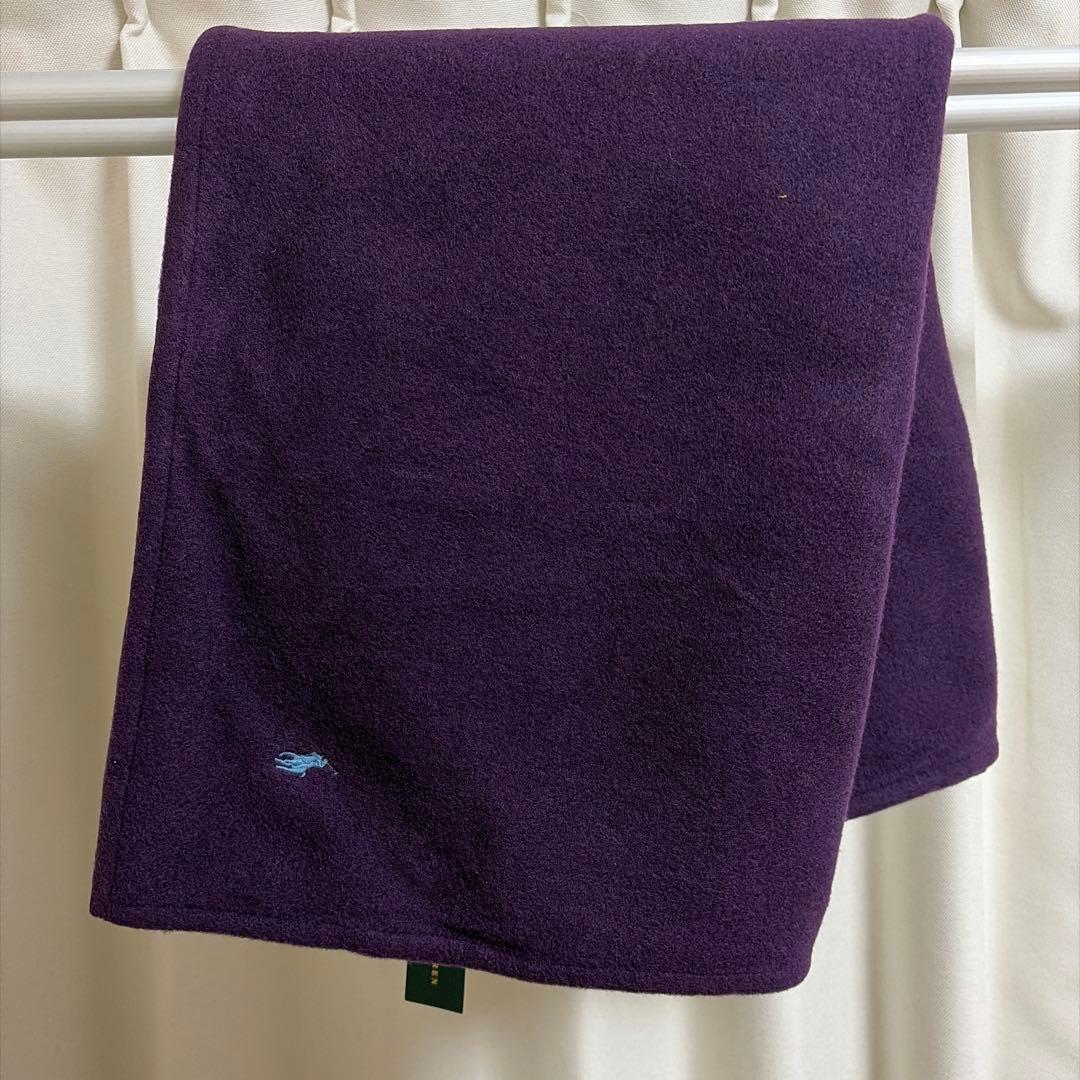 Ralph Lauren パープルブランケット