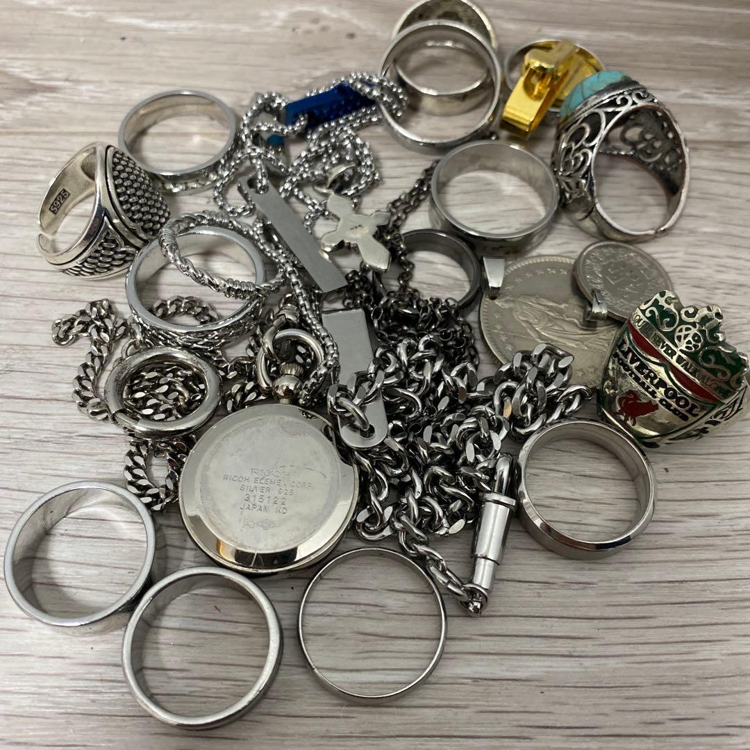 シルバー　アクセサリー　時計　ジャンク品