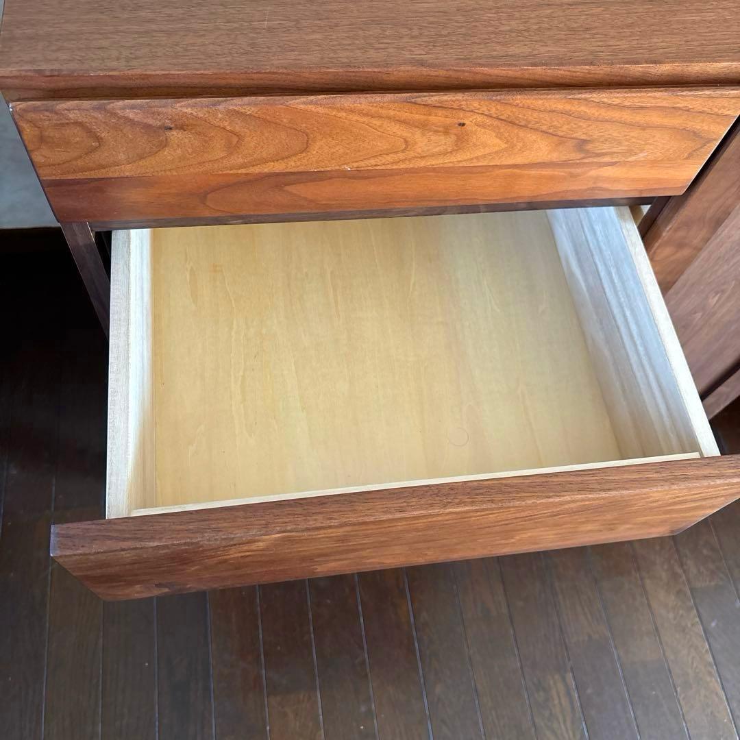 【美品】サイドボード スクエア ウォールナット 大川家具