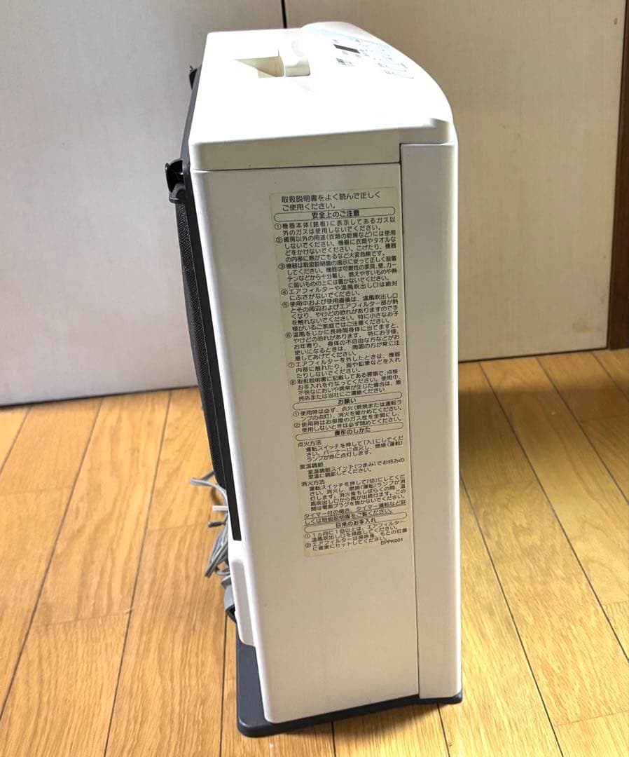 ノーリツ ガスファンヒーター GFH-4004S都市ガス ガスコード3ｍ付