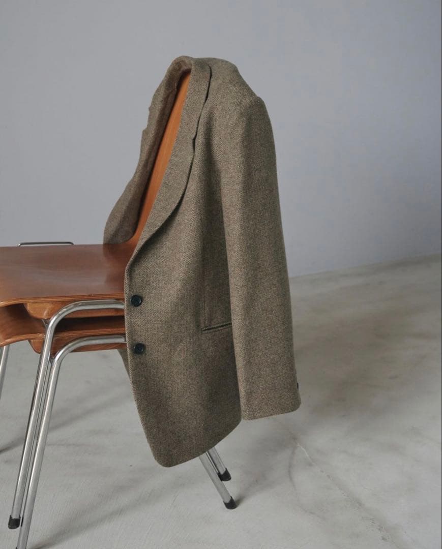 ジャケット・アウター anuke herringbone wool jacket 36