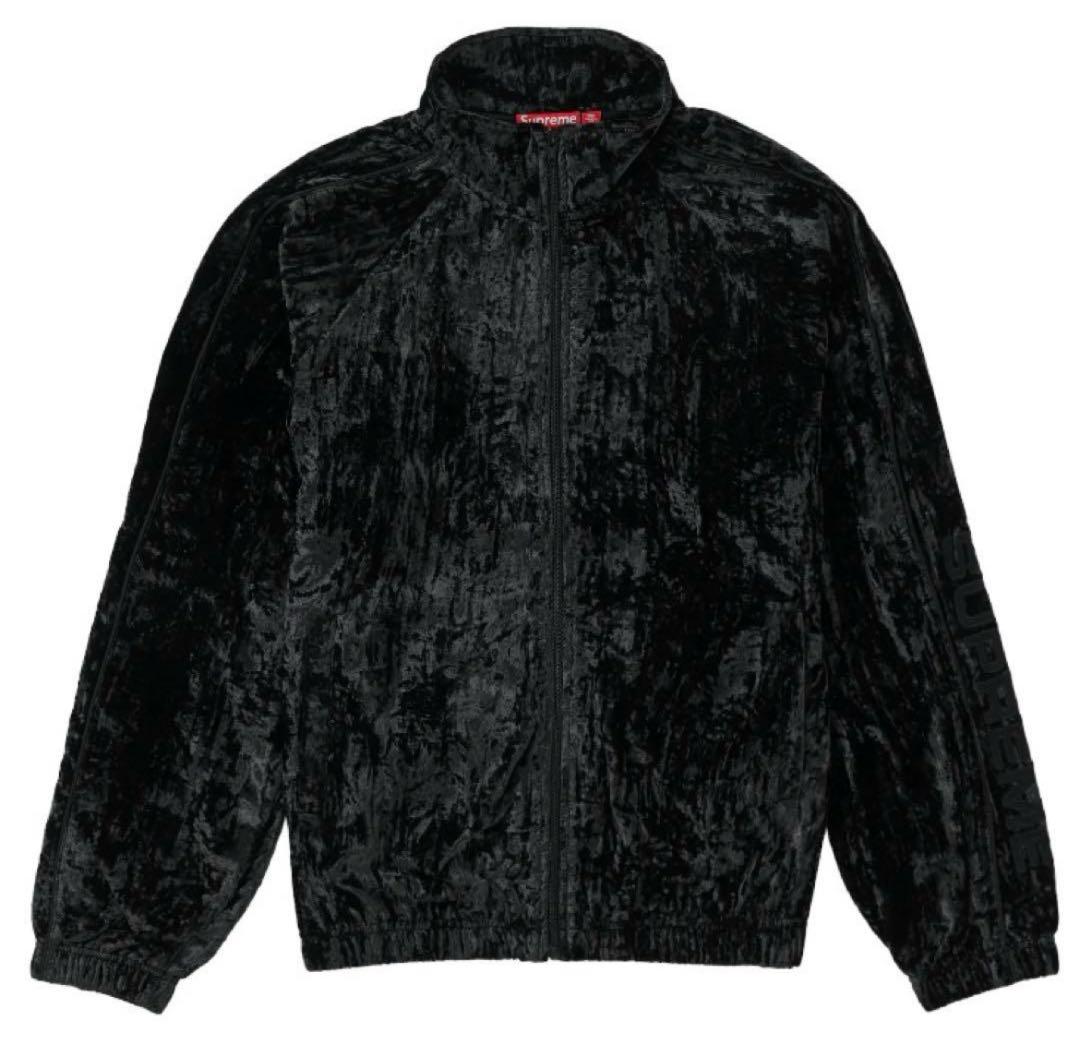 トップス Supreme Crushed Velvet Track Jacket