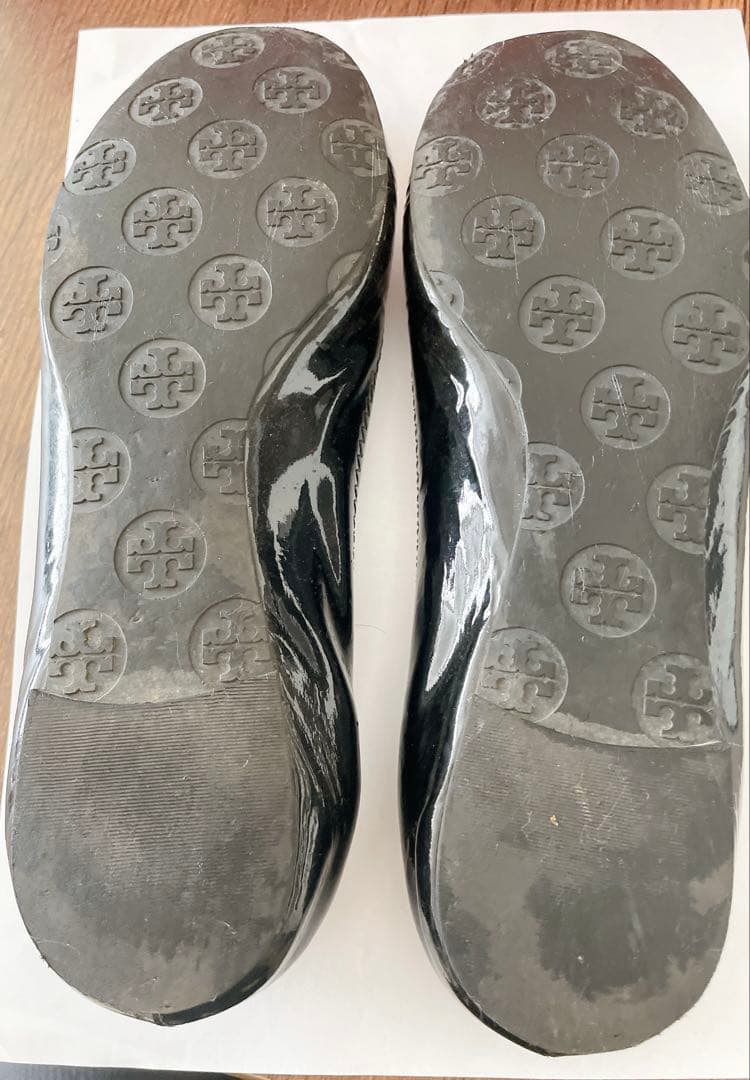 TORY BURCH トリーバーチ　フラットシューズ　ブラック　7.5