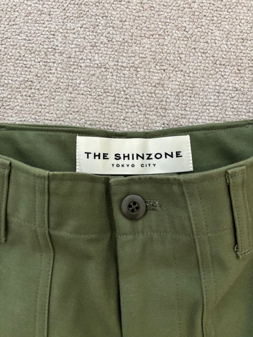 SHINZONE ベイカーパンツ カーキ