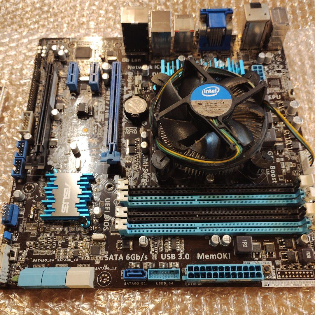 P8H77M PRO + メモリ8GB×2 DDR3 +COREi7 3770