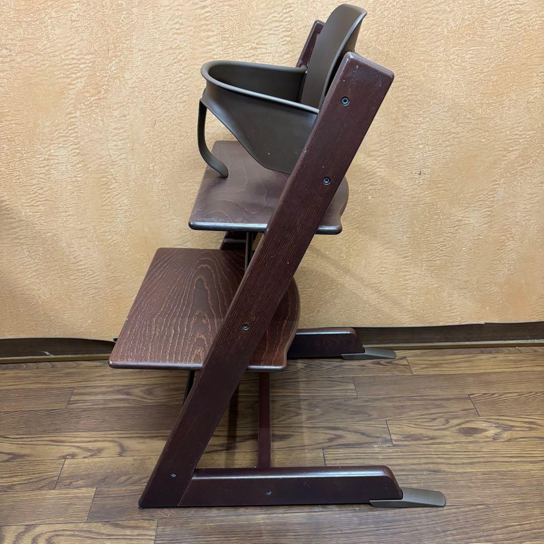 ☆良品☆【STOKKE】トリップトラップ ベビーチェア廃盤カラー ベビーセット付