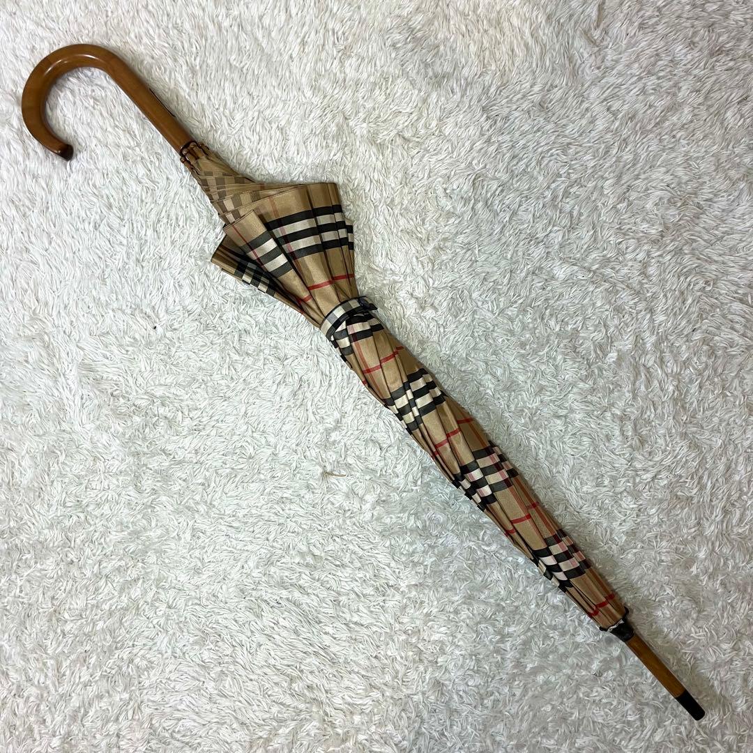Burberry バーバリー ノバチェック 長傘 ヴィンテージ 大人気