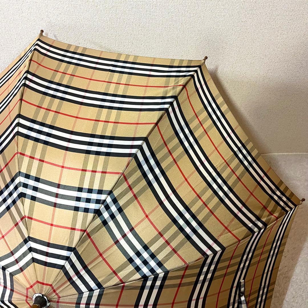 Burberry バーバリー ノバチェック 長傘 ヴィンテージ 大人気
