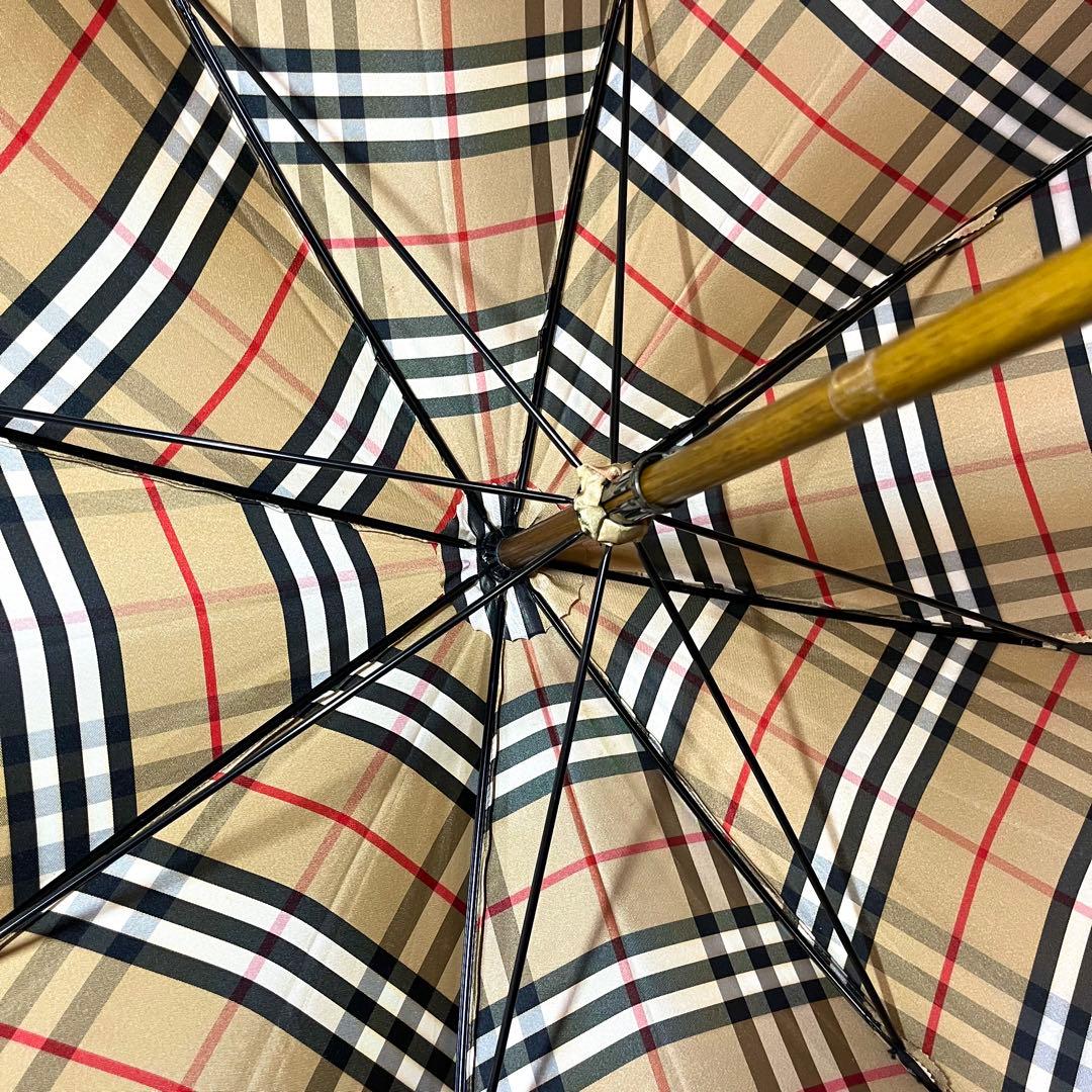 Burberry バーバリー ノバチェック 長傘 ヴィンテージ 大人気