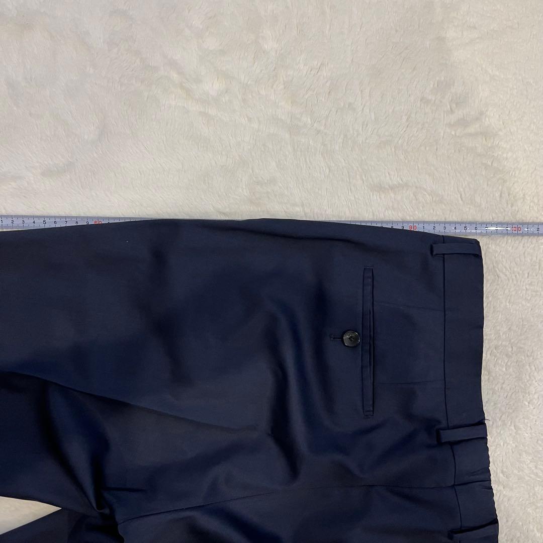 美品✨ヒューゴボス スーツ セットアップ 52 グアベロ Super120 紺