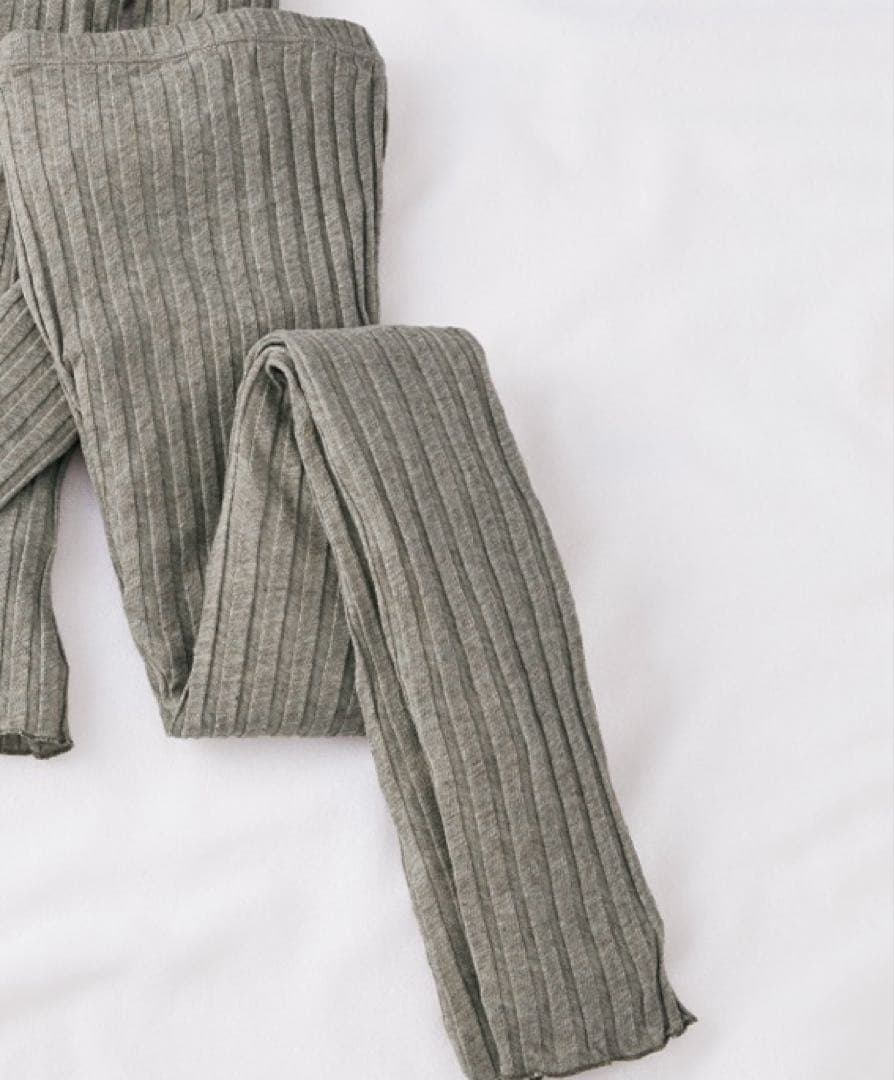 PRISTINE プリスティン　ヤク混リブレギンス Mサイズ