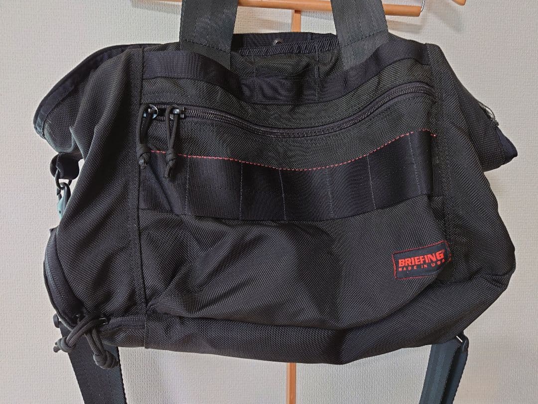 【BRIEFING ジムワイヤ】ブラック、黒色、MADE　IN USA