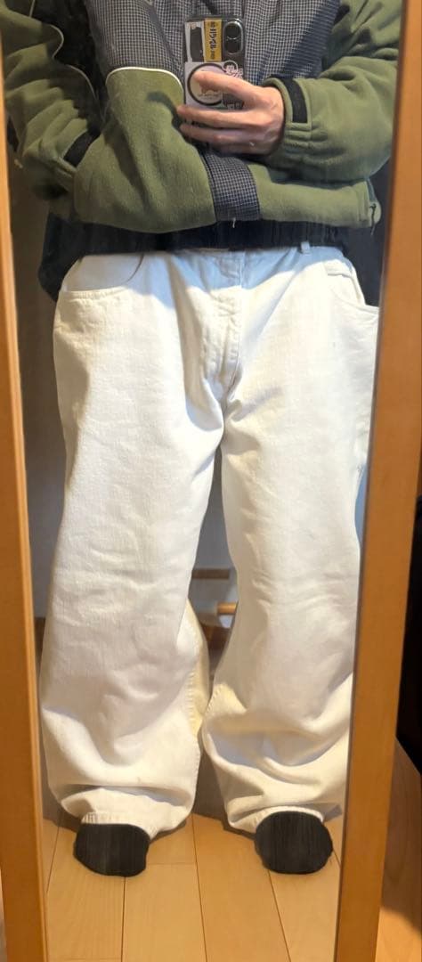 パンツ 90s AnchorBlue beyond baggy W40 greeny