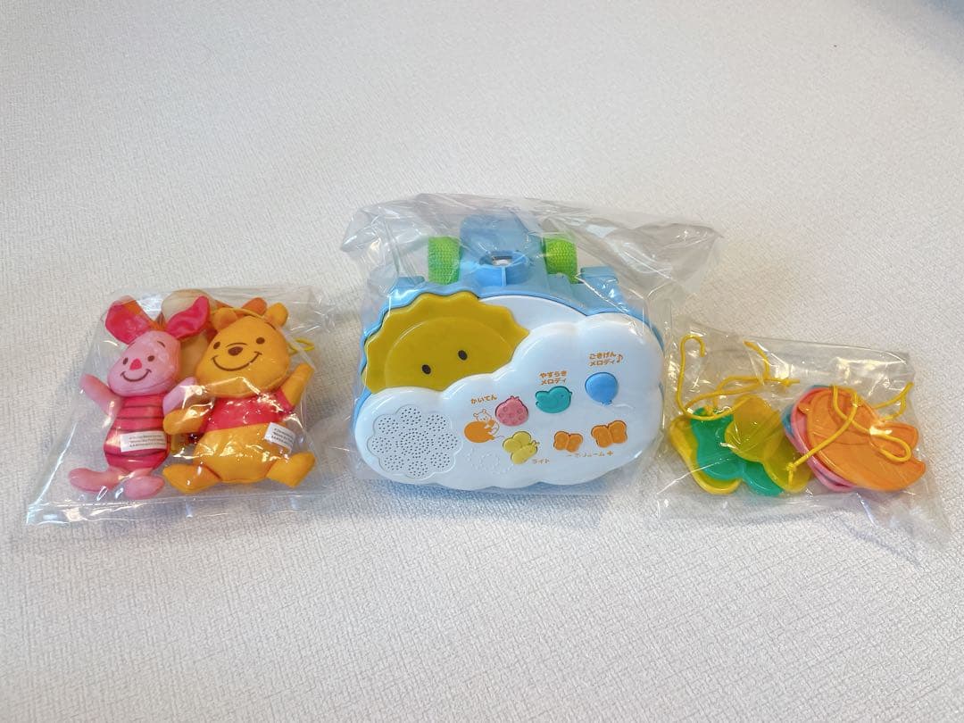 【美品送料無料】ディズニー 6WAYジムにへんしんメリー　プーメリー　可動