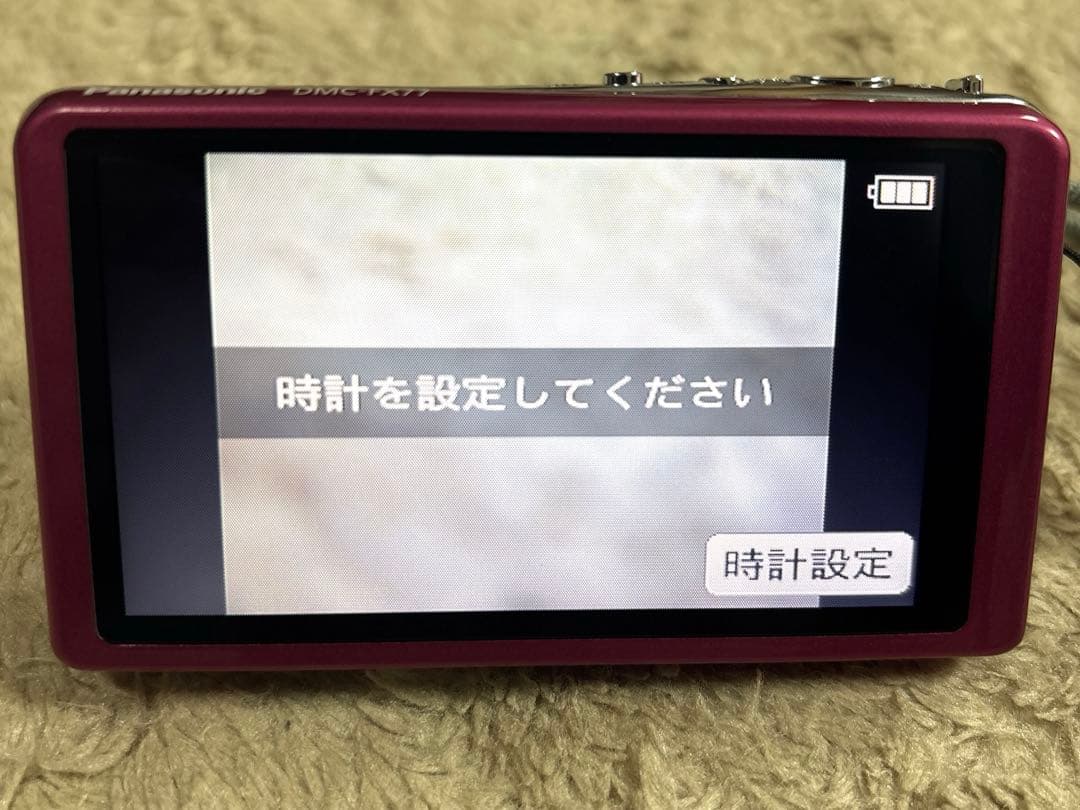 s*a様 【美品】Panasonic LUMIX DMC-FX77 ピンク デジ