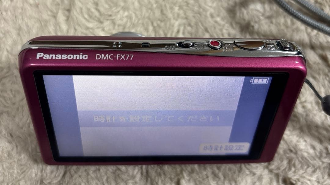 s*a様 【美品】Panasonic LUMIX DMC-FX77 ピンク デジ