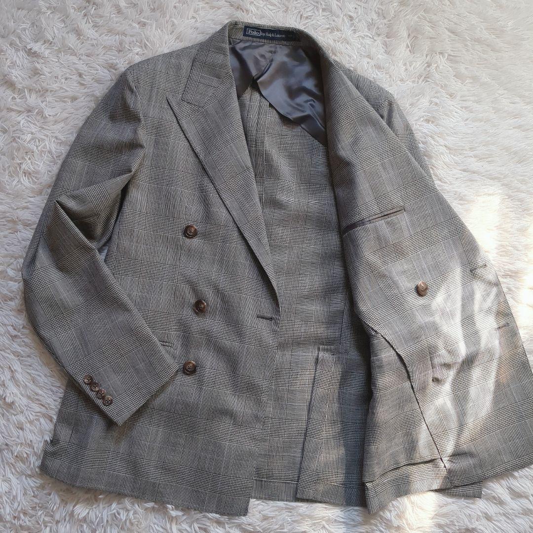 未使用 ラルフローレン ダブルブレストジャケット ピークドラペル 現行 40R