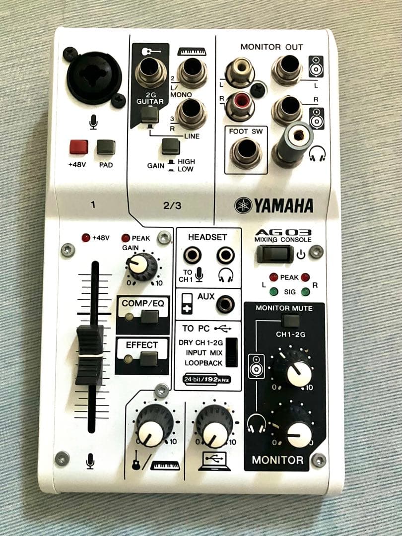 【9/22まで限定出品】YAMAHA AG03ウェブキャスティングミキサー