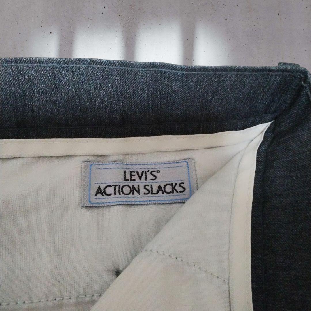 90s usa製 levis Action Slacks グレー w34 タロン