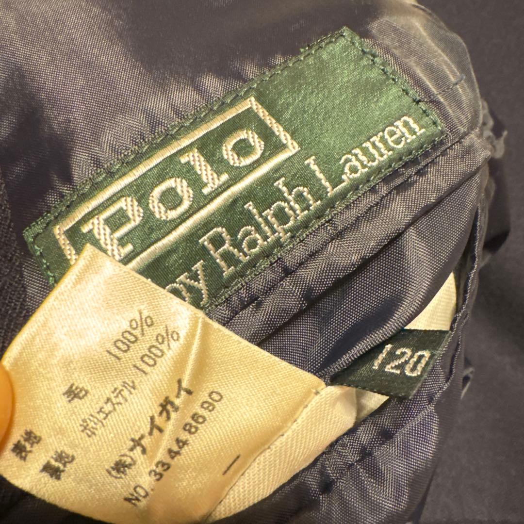 ラルフローレン　ネイビー ダブルブレスト ブレザすーツ卒園式　入学式　120