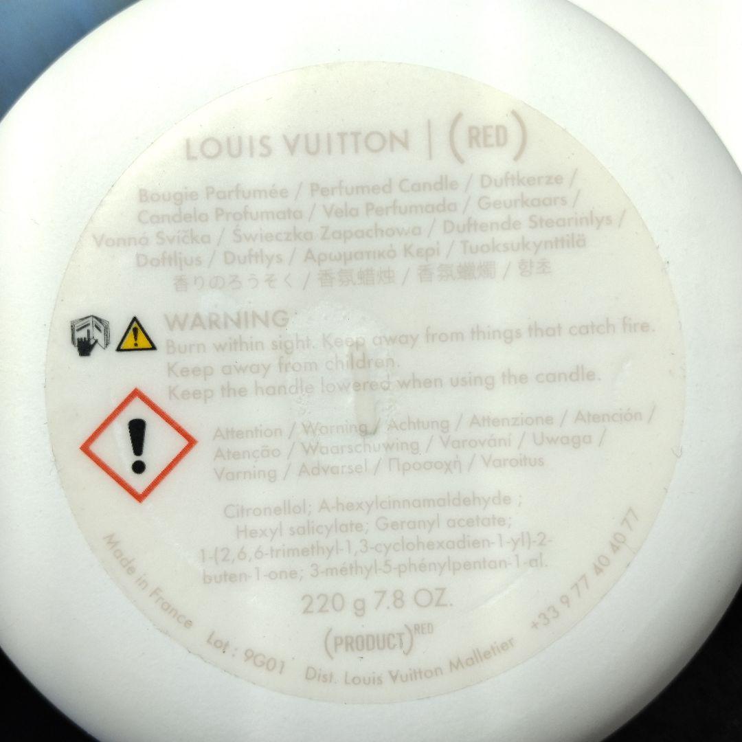 ☆未使用・ルイヴィトン パフュームドキャンドルRED 香りのろうそく 220g☆