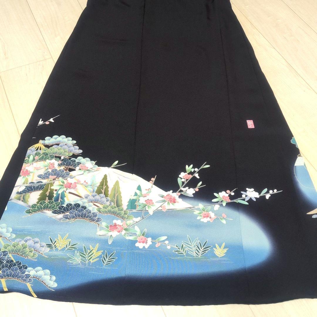 正絹 作家様 春の訪れ 留袖リメイクドレス*