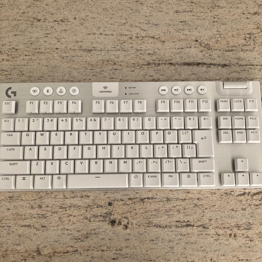 G915X LIGHTSPEED TKL ホワイト 日本語配列 キーボード本体