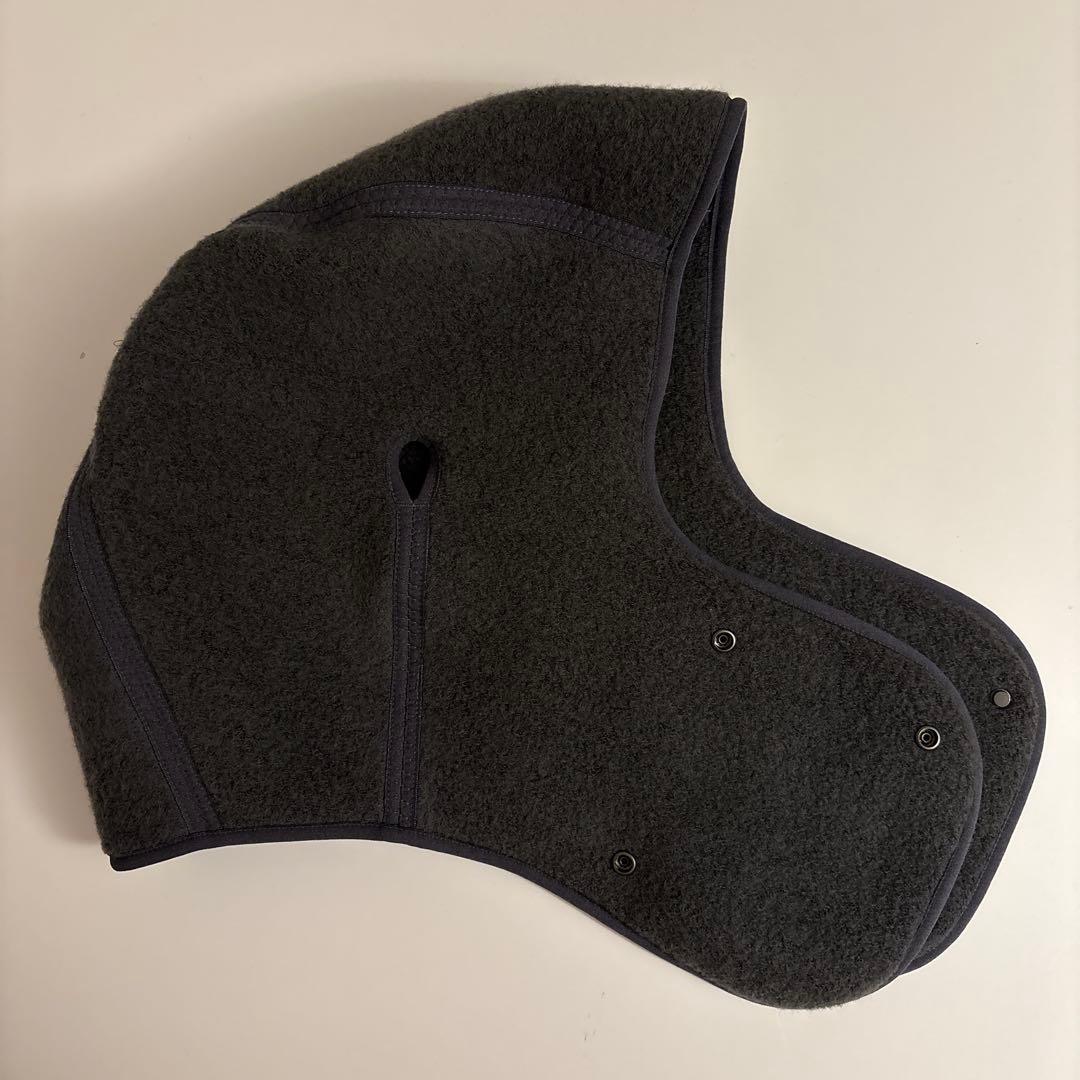 25aw goldwin 0 wool fleece hood ダークラバ